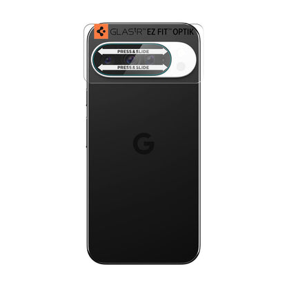 Beskyttelsesfilm for bakre kamera Spigen GlastR Optik for Google Pixel 10 Pro, herdet glass, sett med 2 stk, gjennomsiktig AGL09662