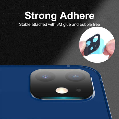 Techsuit bakre kamerabeskyttelsesfilm for Apple iPhone 11 Pro / 11 Pro Max, herdet glass, svart