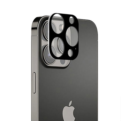 Bakre kameralinsebeskyttelse Techsuit for Apple iPhone 13 Pro Max / 13 Pro, Herdet glass, svart