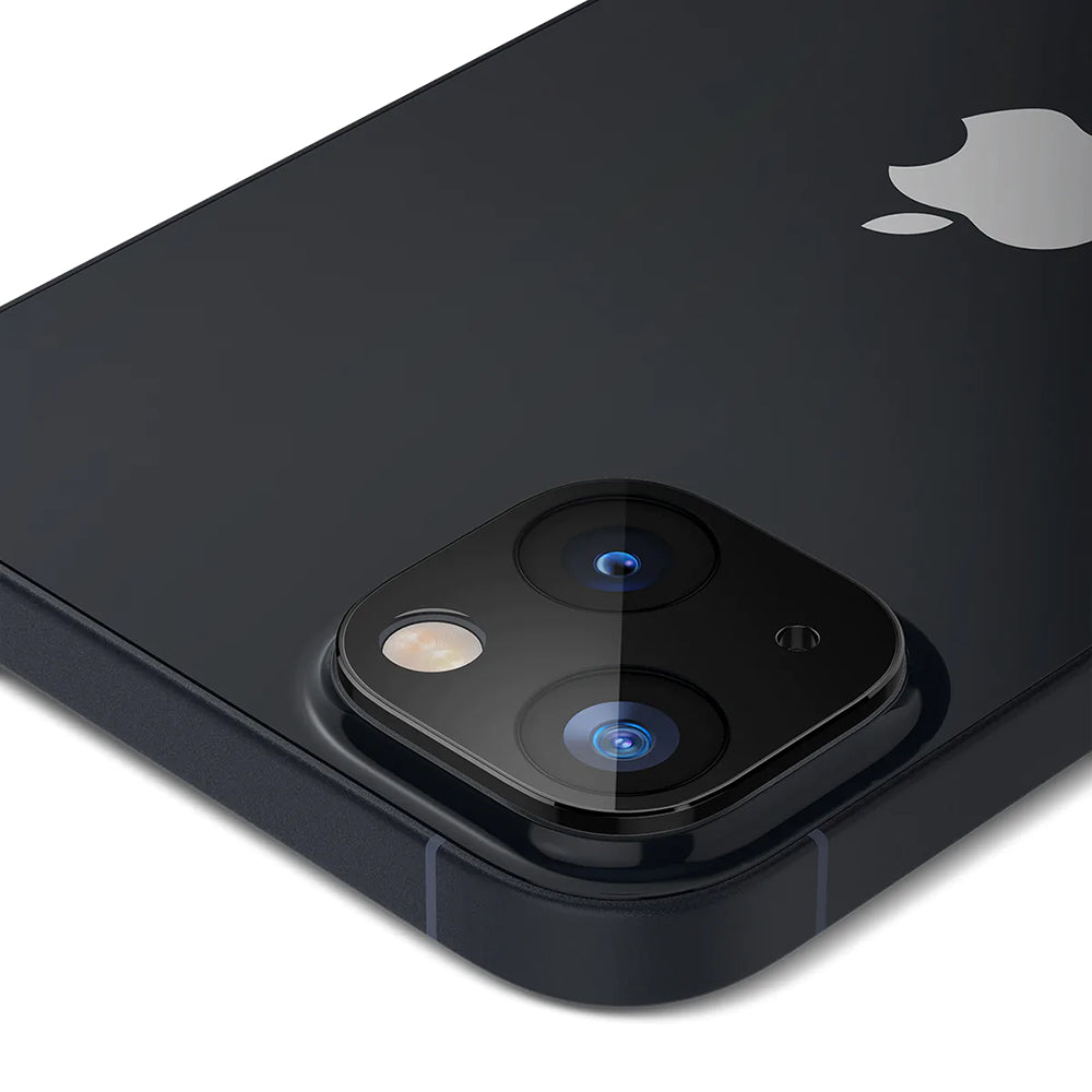 Techsuit bakre kamerabeskyttelsesfilm for Apple iPhone 14 Plus / 14, herdet glass, svart