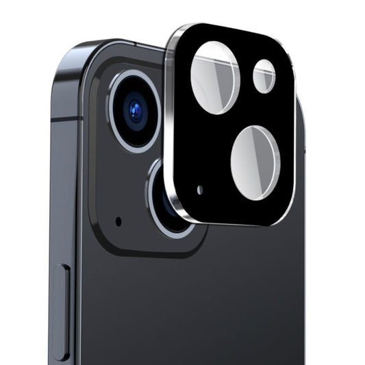 Techsuit bakre kamerabeskyttelsesfilm for Apple iPhone 15 Plus / 15, herdet glass, svart