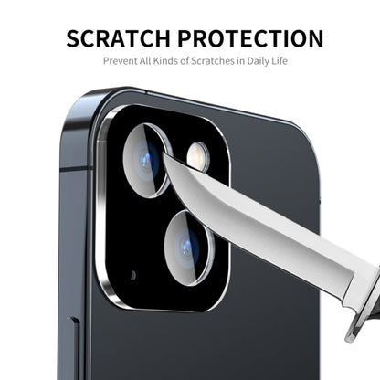 Techsuit bakre kamerabeskyttelsesfilm for Apple iPhone 15 Plus / 15, herdet glass, svart