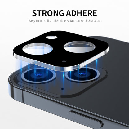 Techsuit bakre kamerabeskyttelsesfilm for Apple iPhone 15 Plus / 15, herdet glass, svart