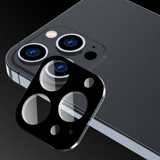 Techsuit bakre kamerabeskyttelsesfilm for Apple iPhone 15 Pro Max / 15 Pro, herdet glass, svart
