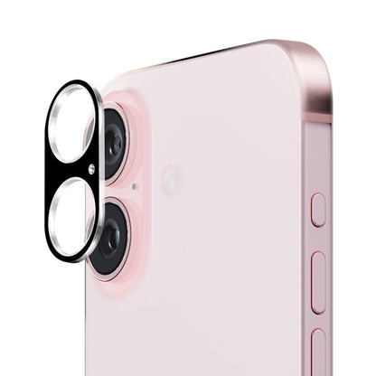 Techsuit bakre kamerabeskyttelsesfilm for Apple iPhone 16 Plus / 16, herdet glass, svart