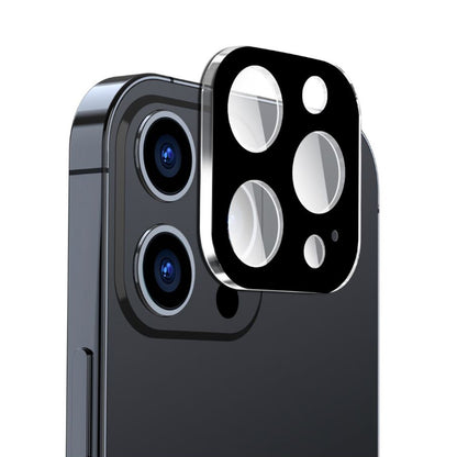 Techsuit bakre kamerabeskyttelsesfilm for Apple iPhone 16 Pro Max / 16 Pro, herdet glass, svart
