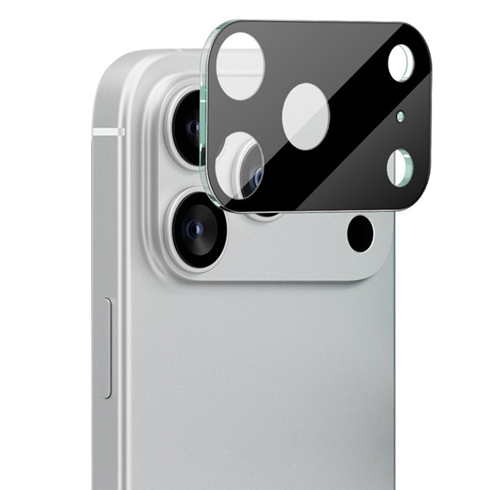 Beskyttelsesfolie for bakre kamera Techsuit for Apple iPhone 17 Pro Max, Herdet glass, Svart