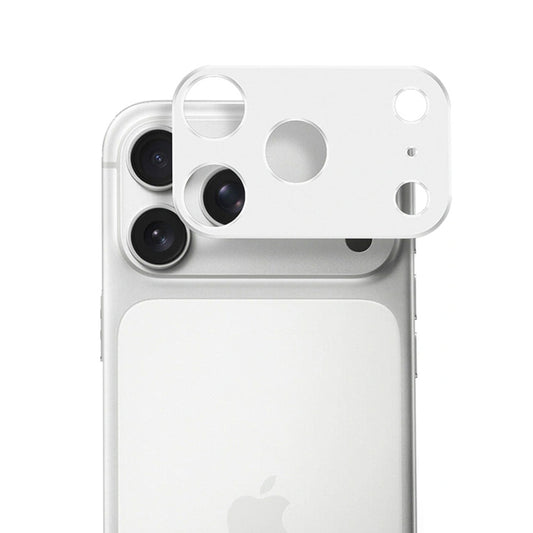 Bakre kameralinsebeskyttelse Techsuit for Apple iPhone 17 Pro, Herdet glass, Sølv