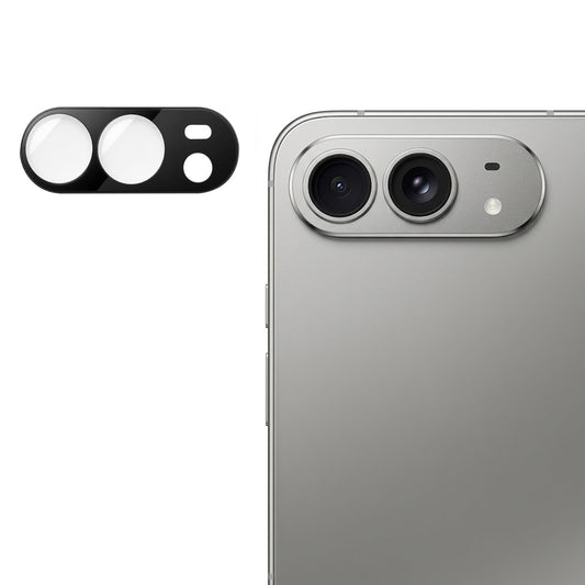 Bakre kameralinsebeskyttelse Techsuit for Apple iPhone Ultra, Herdet glass, Svart