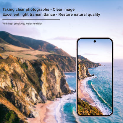 Beskyttelsesfolie for bakre kamera Techsuit for Google Pixel 10a, Herdet glass, Svart