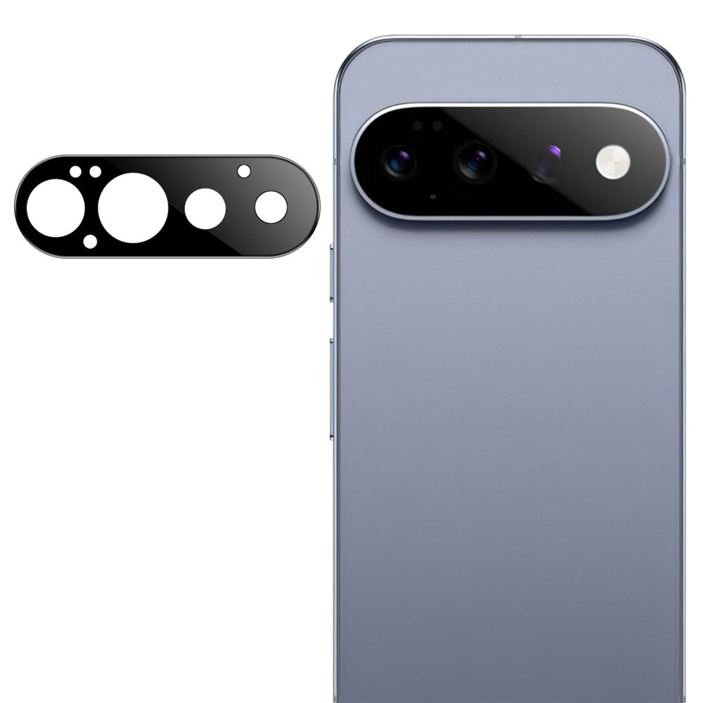 Bakre kameralinsebeskyttelse Techsuit for Google Pixel 11 Pro, Herdet glass, Svart