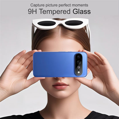 Bakre kameralinsebeskyttelse Techsuit for Google Pixel 11 Pro XL, Herdet glass, svart