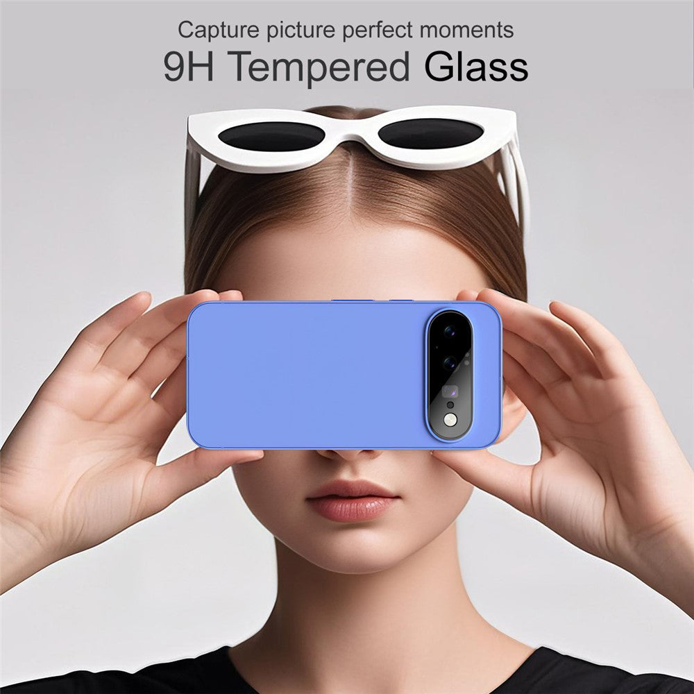 Bakre kameralinsebeskyttelse Techsuit for Google Pixel 11, Herdet glass, svart