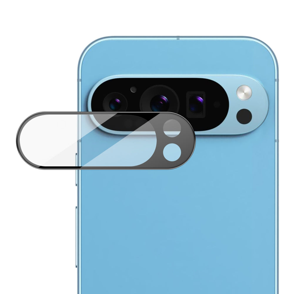 Bakre kameralinsebeskyttelse Techsuit for Google Pixel 9 Pro XL, Herdet glass, Svart