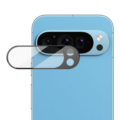 Bakre kameralinsebeskyttelse Techsuit for Google Pixel 9 Pro XL, Herdet glass, Svart