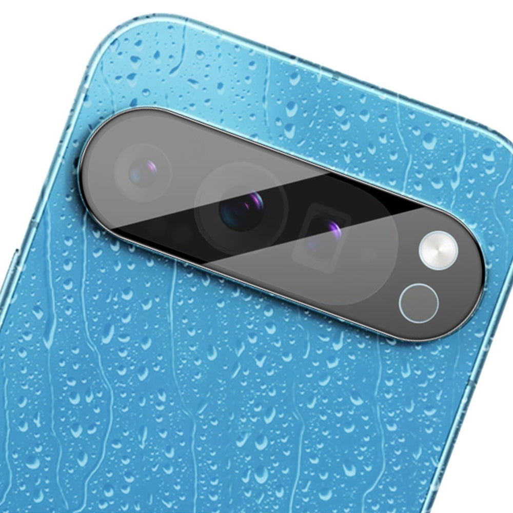 Bakre kameralinsebeskyttelse Techsuit for Google Pixel 9 Pro XL, Herdet glass, Svart