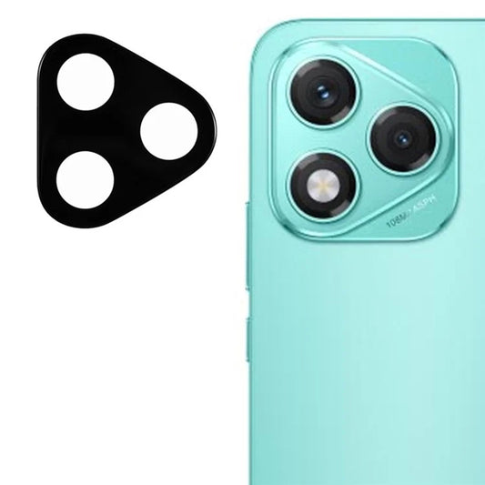 Bakre kameralinsebeskyttelse Techsuit for Honor 400 Lite, Herdet glass, Svart