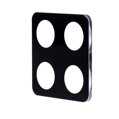 Beskyttelsesfolie for bakre kamera Techsuit for Honor 400 Smart 4G / X7d 4G / 400 Smart 5G, Herdet glass, Svart