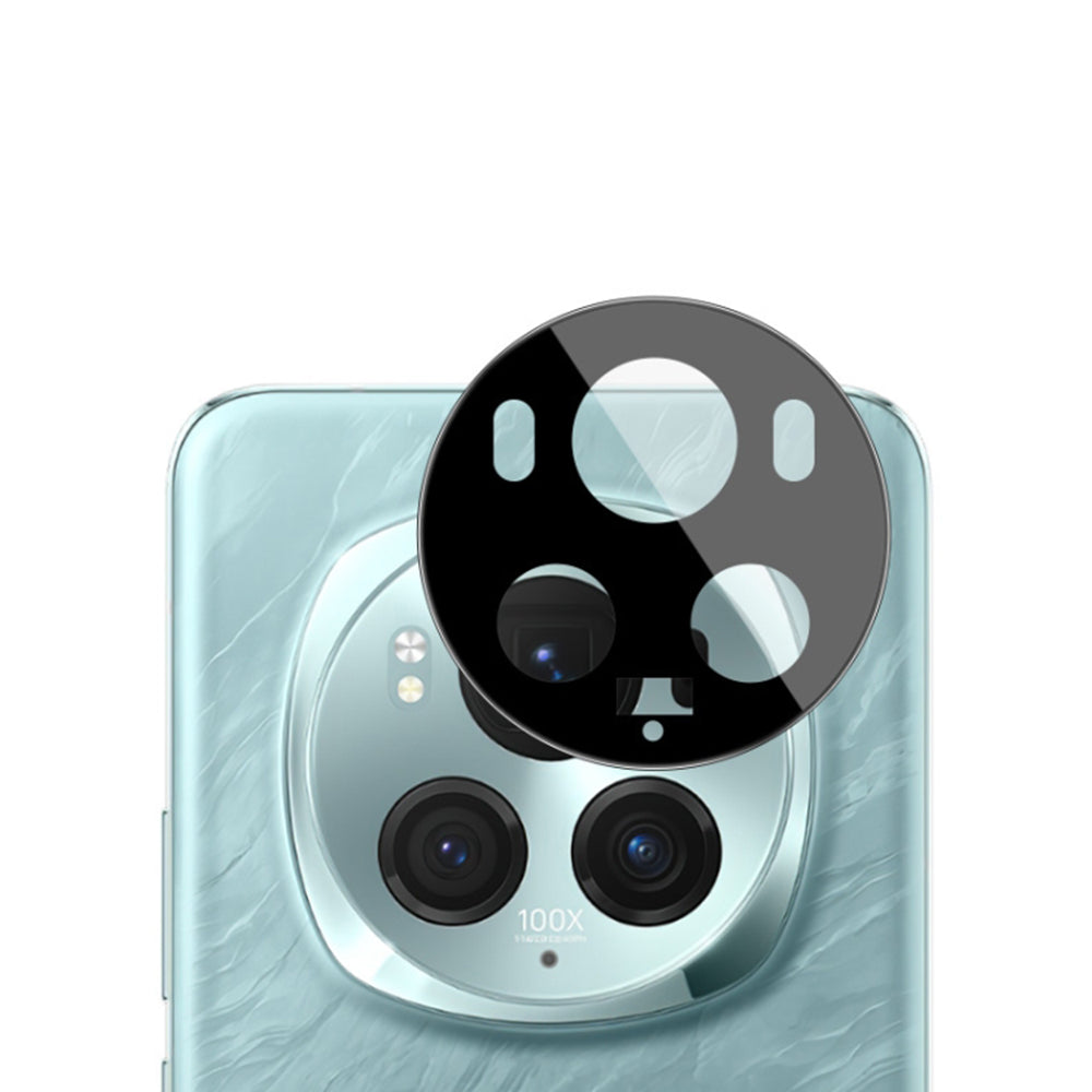 Bakre kameralinsebeskyttelse Techsuit for Honor Magic6 Pro, Herdet glass, Svart