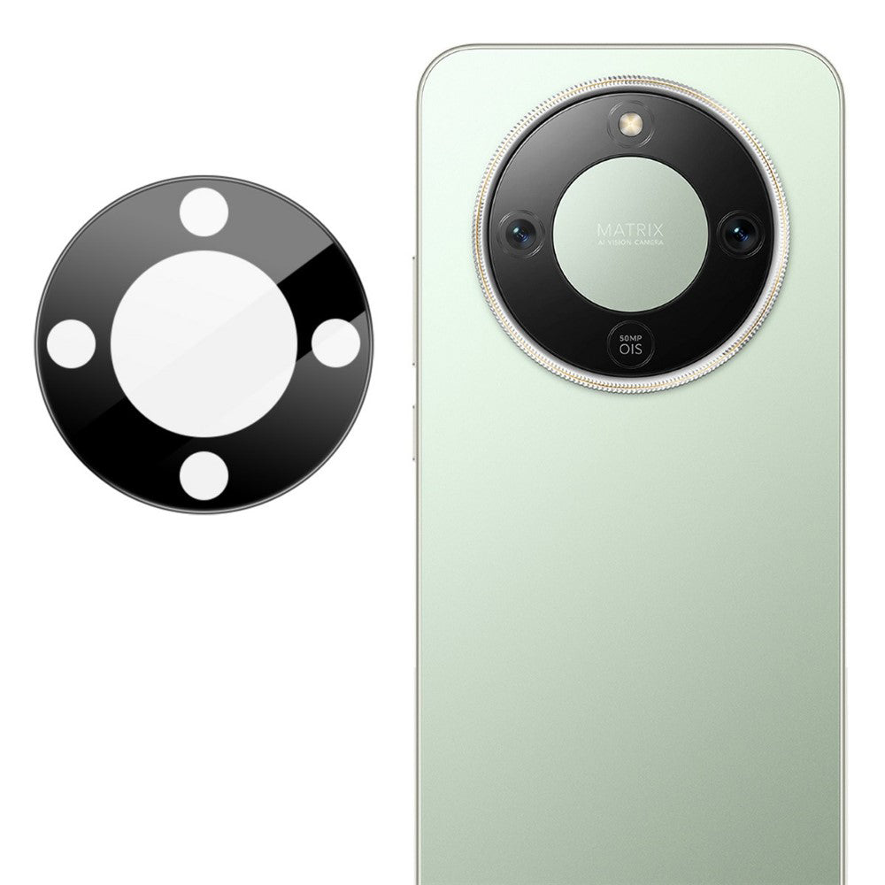 Beskyttelsesfolie for bakre kamera Techsuit for Honor Magic8 Lite, Herdet glass, Svart
