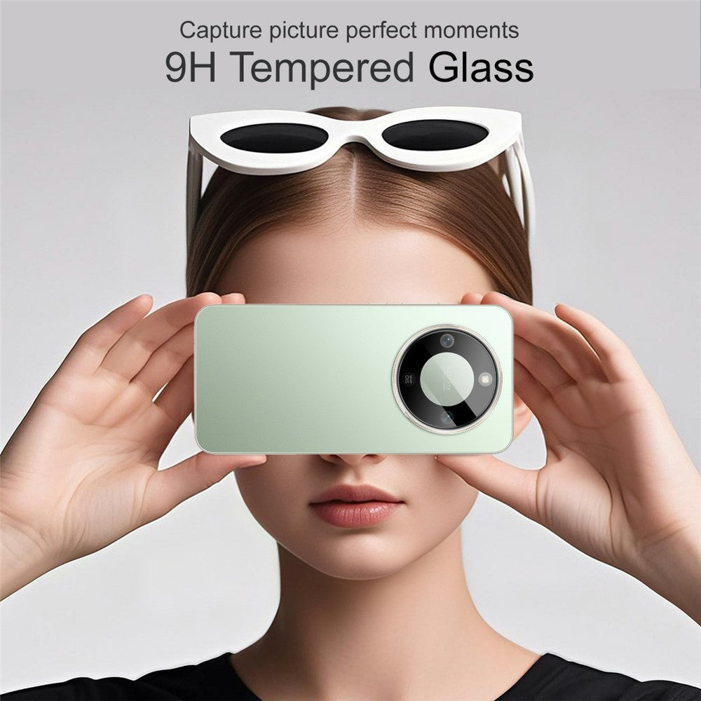 Beskyttelsesfolie for bakre kamera Techsuit for Honor Magic8 Lite, Herdet glass, Svart