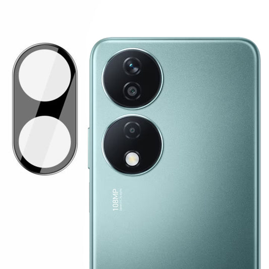 Bakre kameralinsebeskyttelse Techsuit for Honor X7b 5G / 90 Smart / X7b 4G, Herdet glass, svart