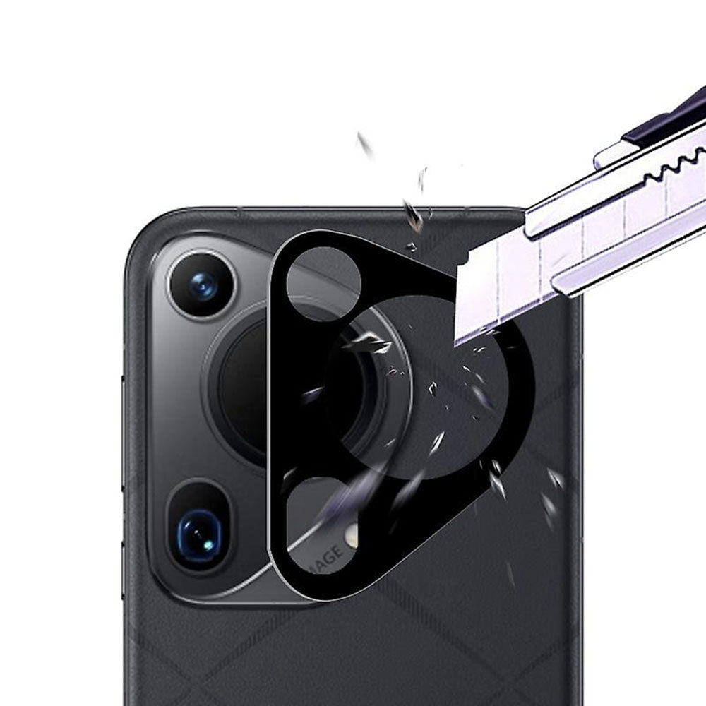 Beskyttelsesfolie for bakre kamera Techsuit for Huawei Pura 70 Ultra, Herdet glass, Svart