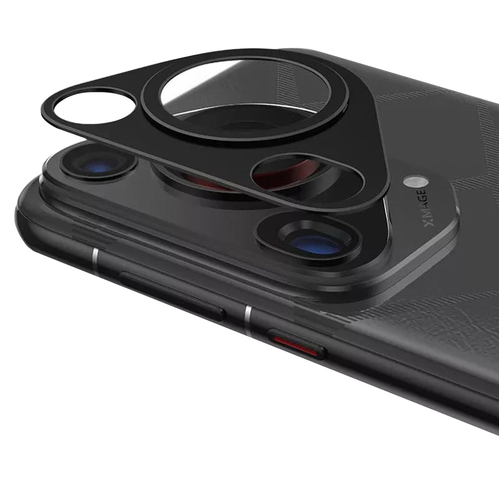 Beskyttelsesfolie for bakre kamera Techsuit for Huawei Pura 70 Ultra, Herdet glass, Svart