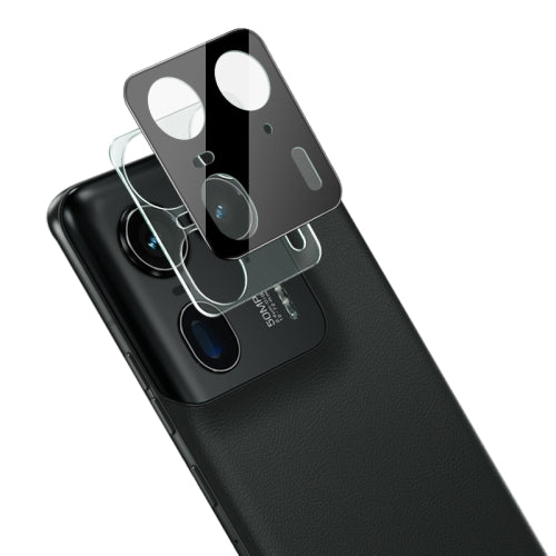 Bakre kameralinsebeskyttelse Techsuit for Motorola Edge 50 Ultra, Herdet glass, Svart