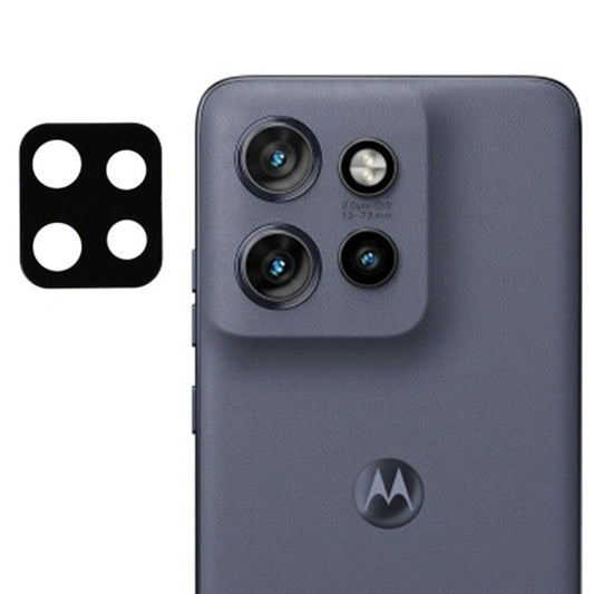 Bakre kameralinsebeskyttelse Techsuit for Motorola ThinkPhone 25 / Edge 50 Neo, Herdet glass, svart