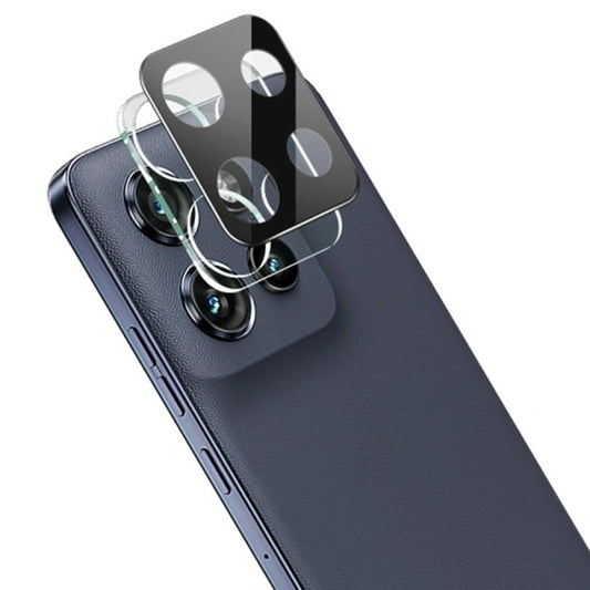 Bakre kameralinsebeskyttelse Techsuit for Motorola ThinkPhone 25 / Edge 50 Neo, Herdet glass, svart