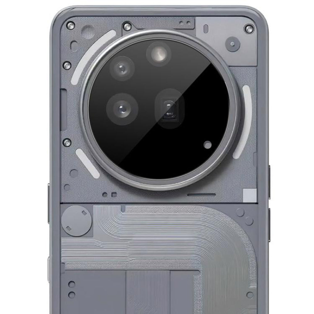 Bakre kameralinsebeskyttelse Techsuit for Nothing Phone (3a) Pro, Herdet glass, Svart