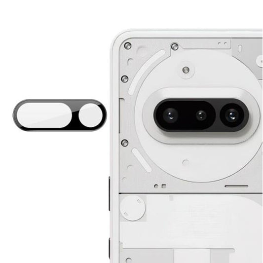 Bakre kameralinsebeskyttelse Techsuit for Nothing Phone (3a), Herdet glass, Svart