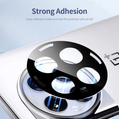 Bakre kameralinsebeskyttelse Techsuit for OnePlus 12, Herdet glass, Svart