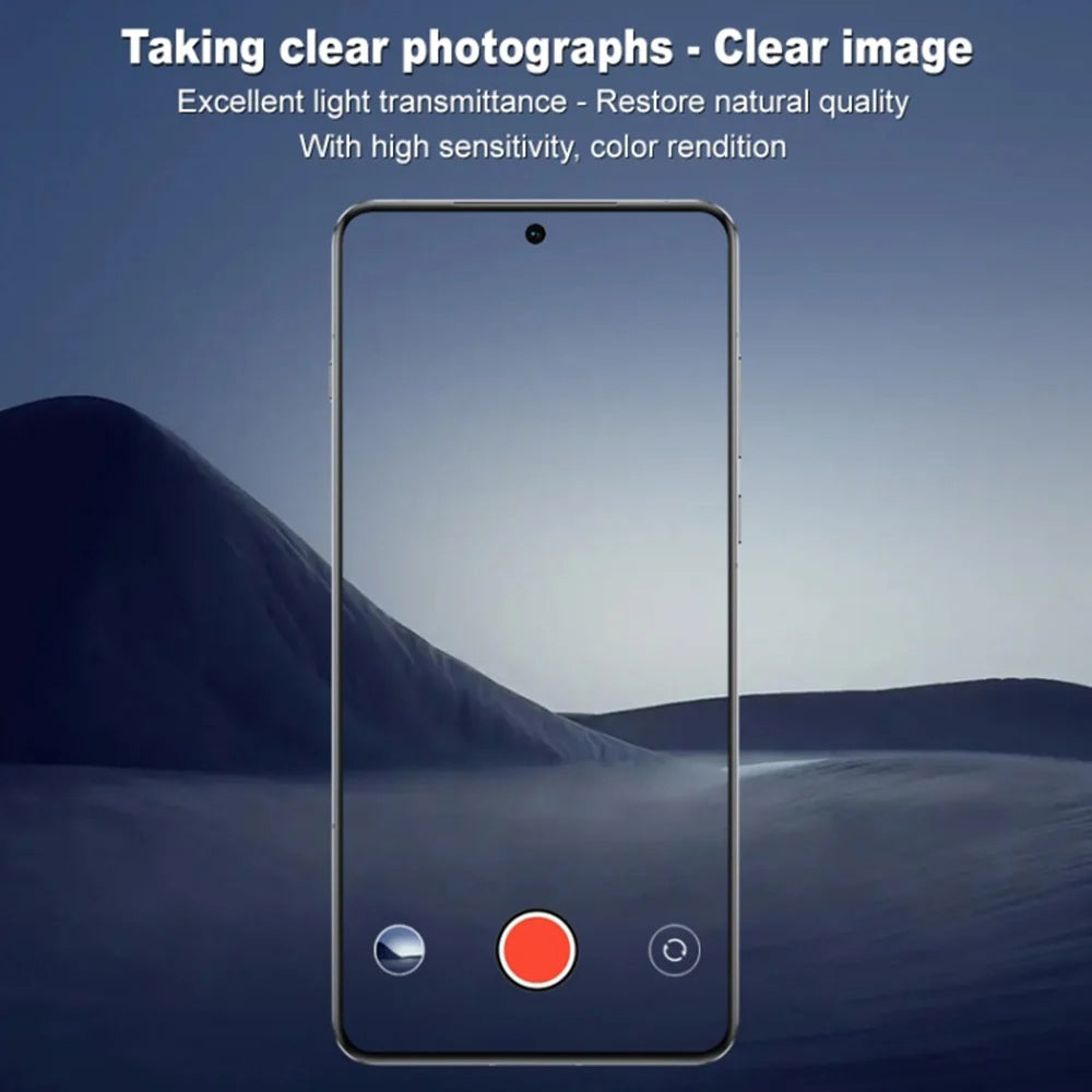 Techsuit bakre kamerabeskyttelsesfilm for OnePlus 13R, herdet glass, svart