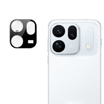 Techsuit beskyttelsesglass til bakkamera for Oppo Find X10, herdet glass, svart