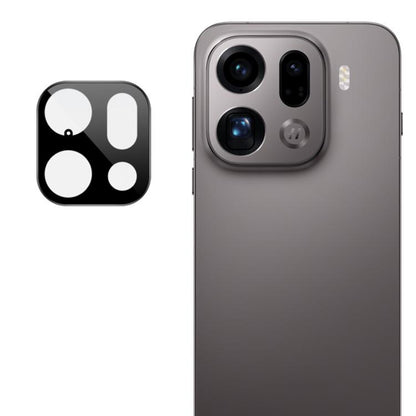 Beskyttelsesfolie for bakre kamera Techsuit for Oppo Find X9 Pro, Herdet glass, Svart