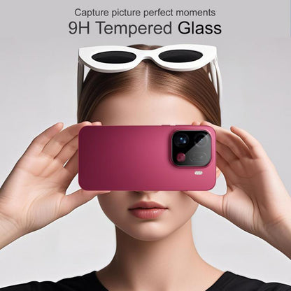 Beskyttelsesfolie for bakre kamera Techsuit for Oppo Find X9 Pro, Herdet glass, Svart