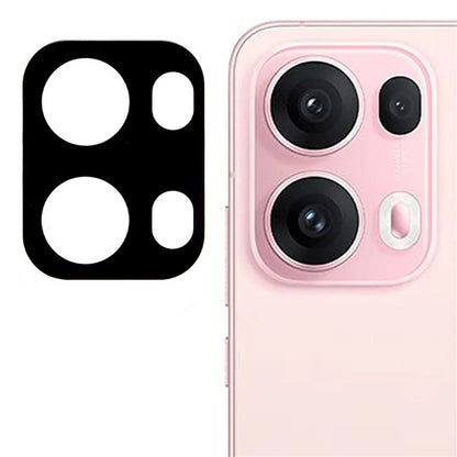 Bakre kameralinsebeskyttelse Techsuit for Oppo Reno13 Pro, Herdet glass, Svart