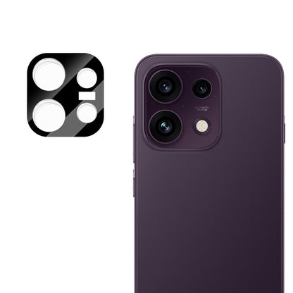 Bakre kameralinsebeskyttelse Techsuit for Oppo Reno16 F / Reno16 FS, Herdet glass, svart