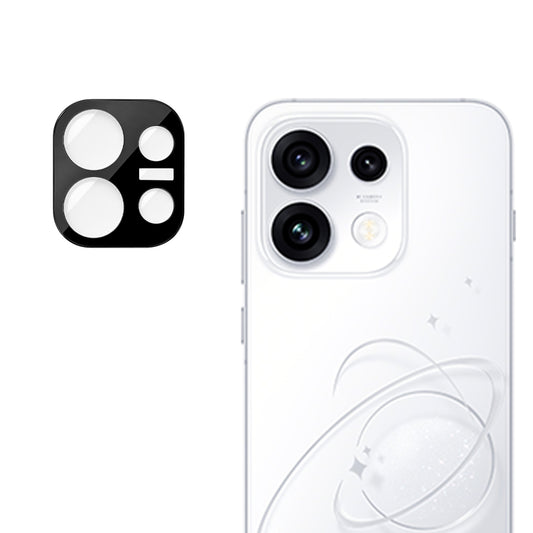 Bakre kameralinsebeskyttelse Techsuit for Oppo Reno16 Pro, Herdet glass, Svart