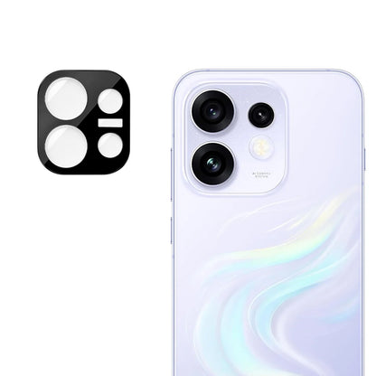 Bakre kameralinsebeskyttelse Techsuit for Oppo Reno16, Herdet glass, Svart