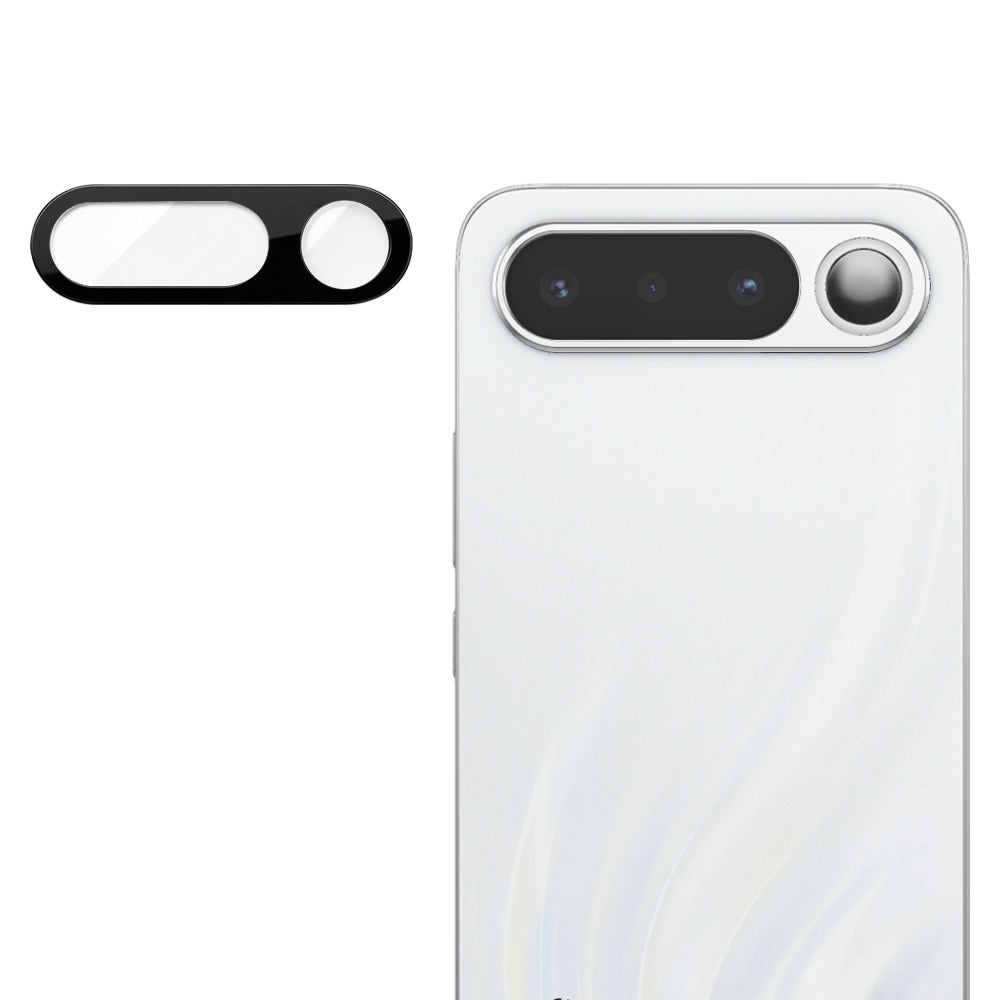 Bakre kameralinsebeskyttelse Techsuit for Realme 16, Herdet glass, Svart