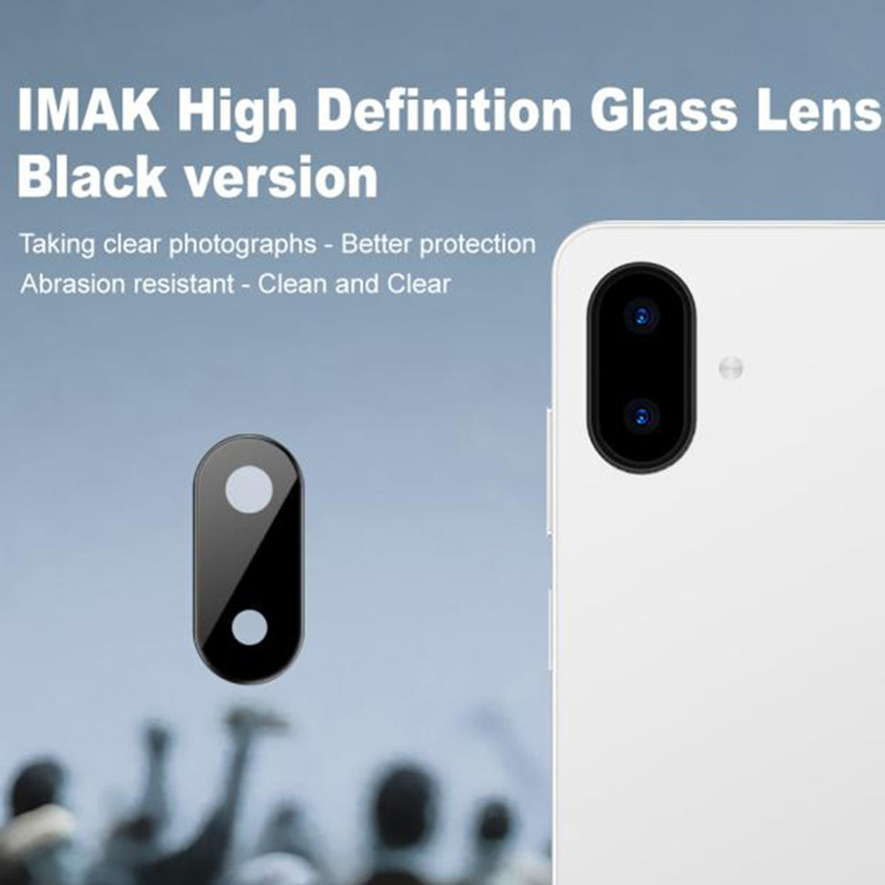 Bakre kameralinsebeskyttelse Techsuit for Samsung Galaxy A07 4G A075, Herdet glass, Svart