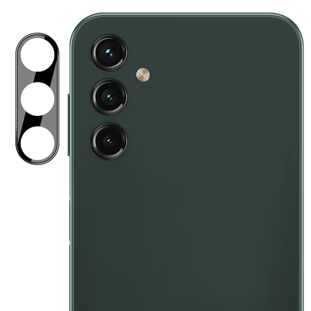 Bakre kameralinsebeskyttelse Techsuit for Samsung Galaxy A16 5G A166 / A16 4G A165, Herdet glass, svart