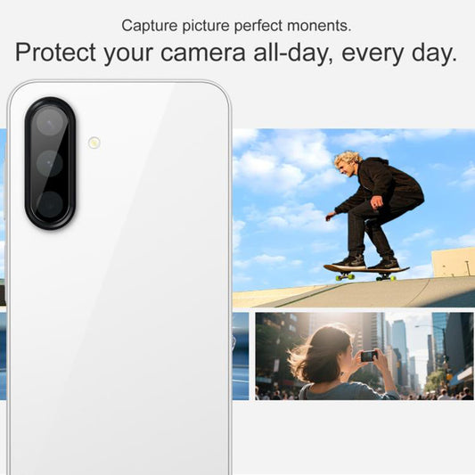 Techsuit bakkamera beskyttelsesfilm for Samsung Galaxy A17 4G / A17 5G, herdet glass, svart