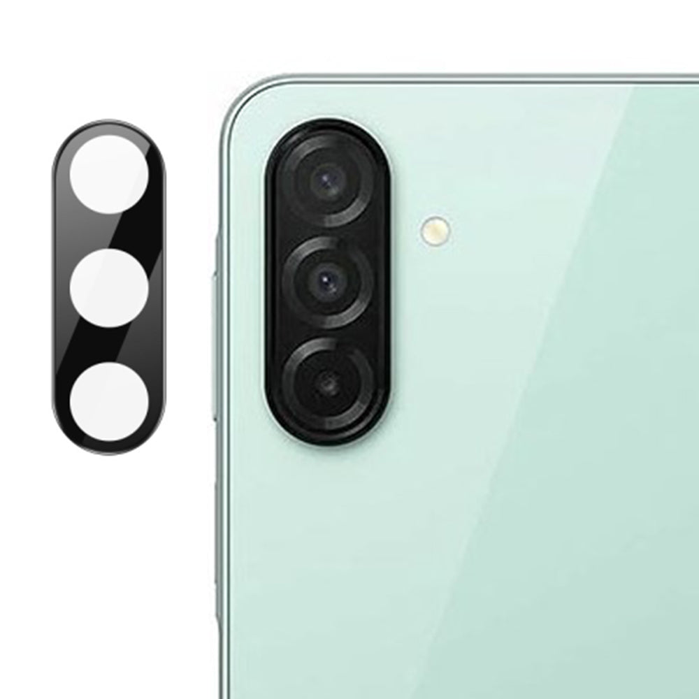 Bakre kameralinsebeskyttelse Techsuit for Samsung Galaxy A26 A266, Herdet glass, svart