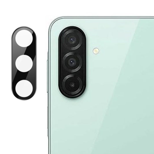 Bakre kameralinsebeskyttelse Techsuit for Samsung Galaxy A26 A266, Herdet glass, svart