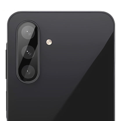 Bakre kameralinsebeskyttelse Techsuit for Samsung Galaxy A26 A266, Herdet glass, svart