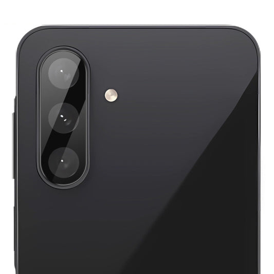 Bakre kameralinsebeskyttelse Techsuit for Samsung Galaxy A26 A266, Herdet glass, svart